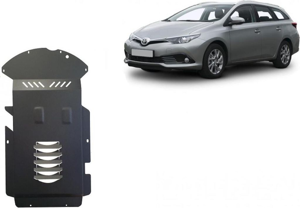 Stahl Unterfahrschutz für Katalysator Toyota Auris Produktbild 