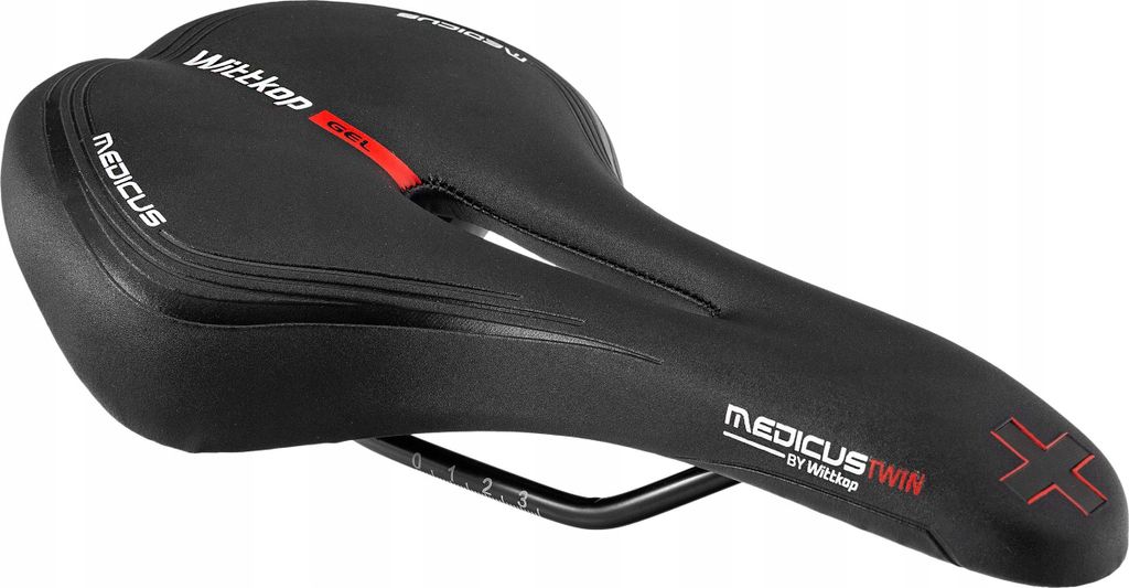 Fahrradsattel Wittkop Twin Medicus 4.0 für MTB / Race - Produktbild 