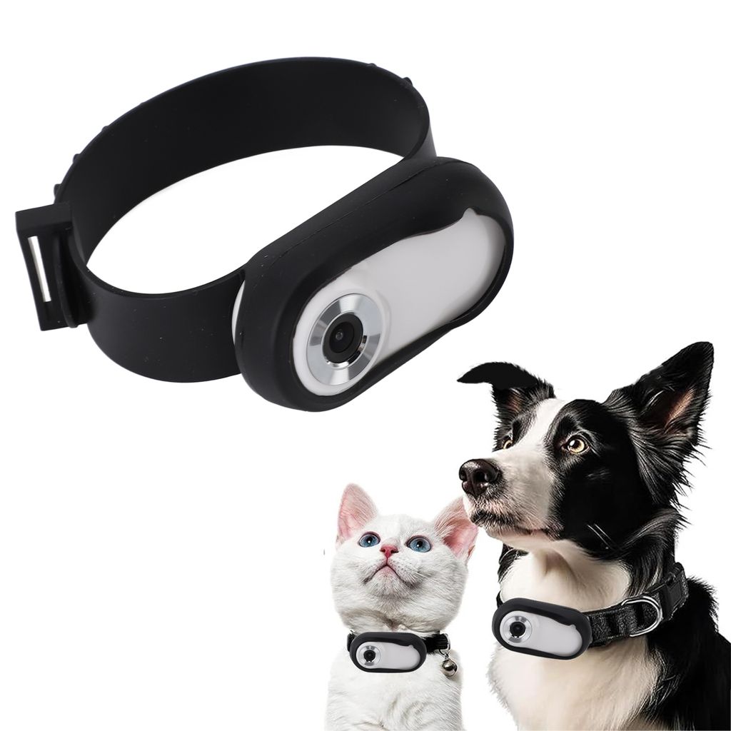 HD 1080P Haustier-Halsbandkamera mit USB-Ladefunktion, Produktbild 1