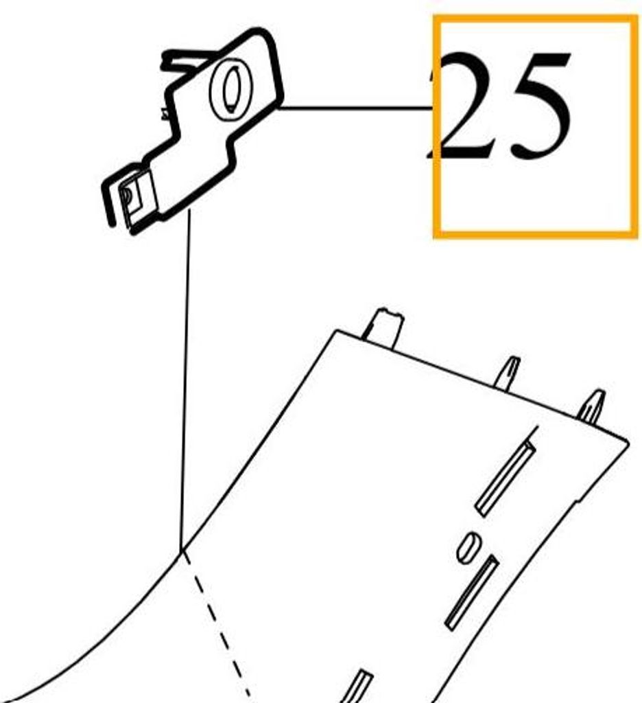 VOLVO S90 V90 V90CC rechts Halterung Sensor Korb vordere Stoßstange OE