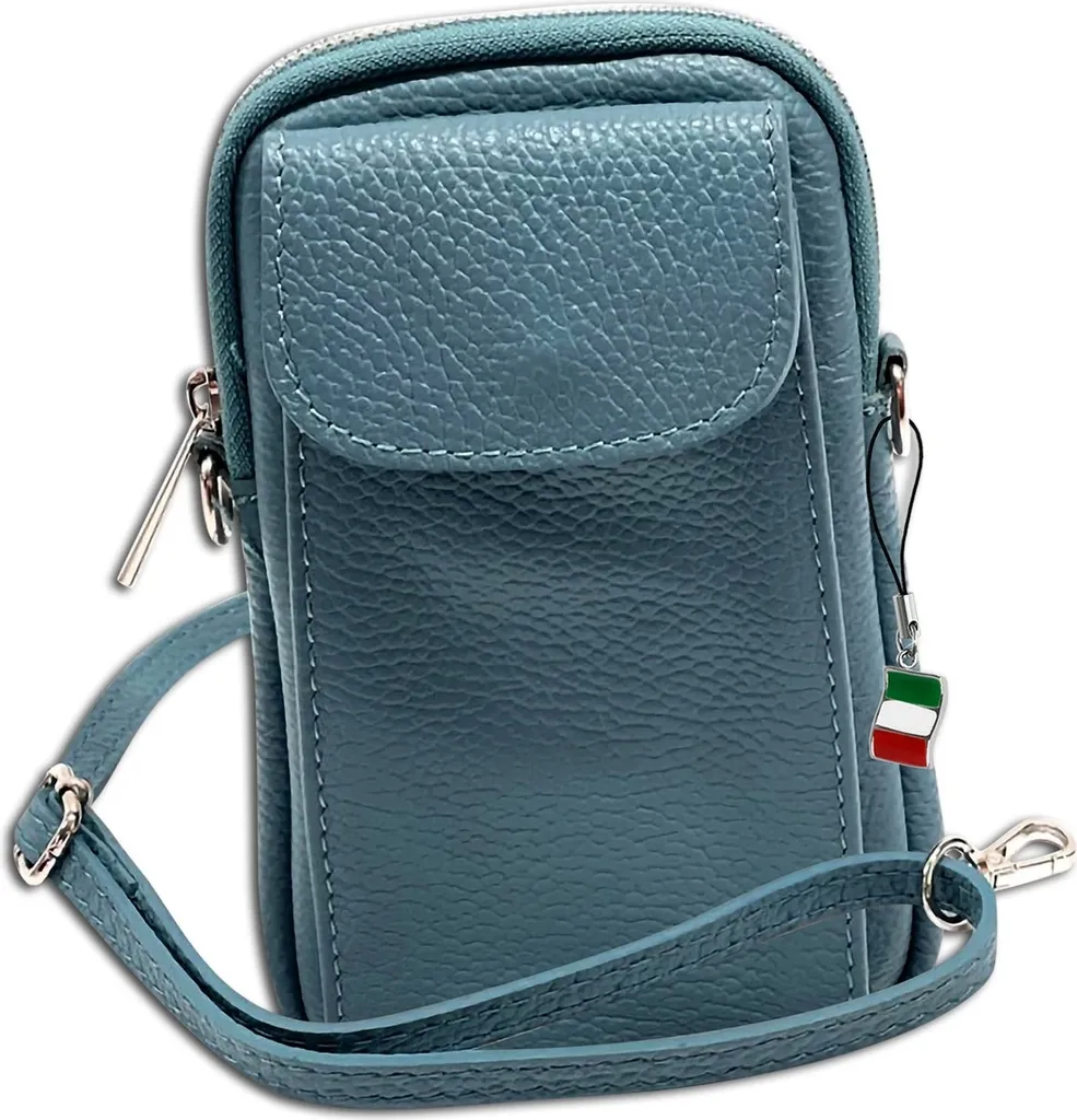 Borsetta Donna Pelle Blu Chiaro Florence OTF827H - Tracolla Elegante