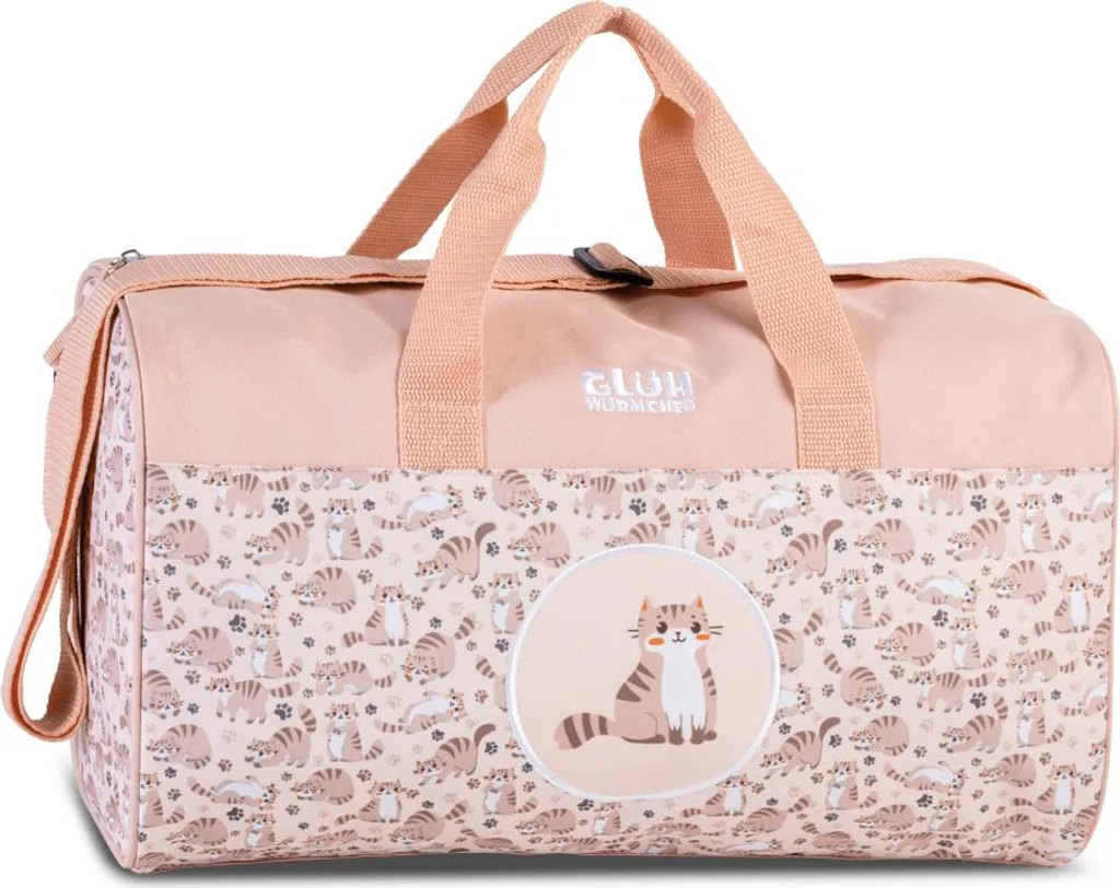 Sac de sport enfant pour gym et danse Glühwürmchen vieux rose robuste
