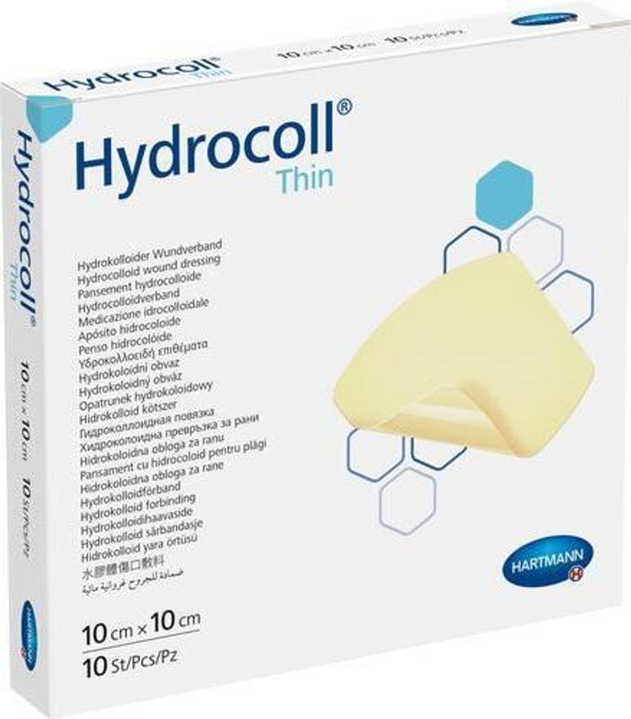 HYDROCOLL thin Wundverband 10x10 cm
