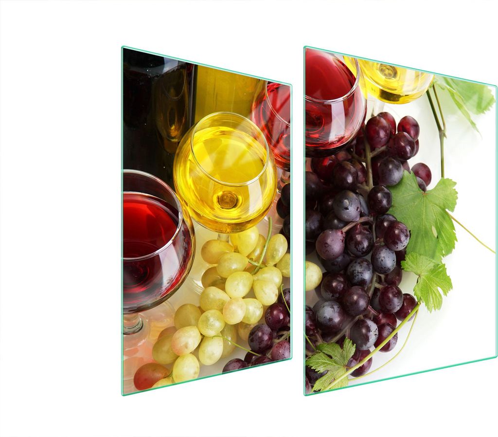 Glasschutzplatte Für Herd 70X52 Wein