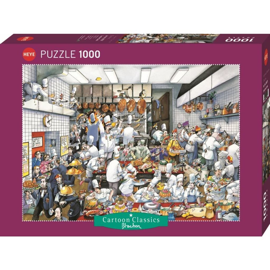 HEYE Puzzle Cartoon Classics: Kreative Kü che 1000 Teile Immagine del prodotto 