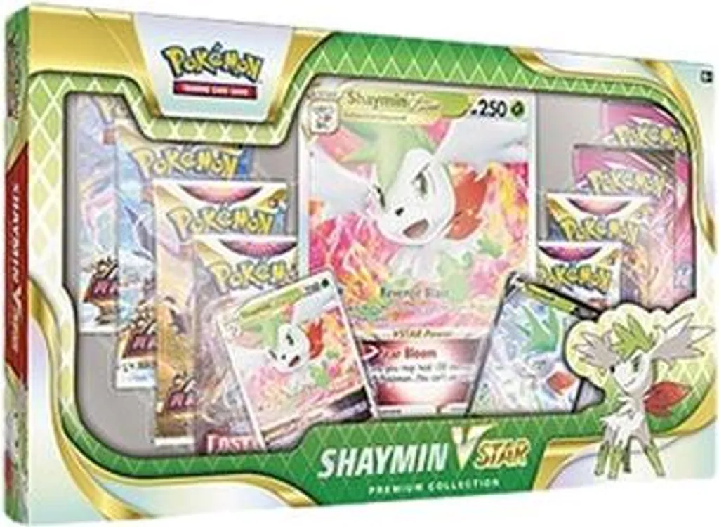 Pokemon Shaymin VSTAR Coffret Premium Collection avec Cartes Brillantes