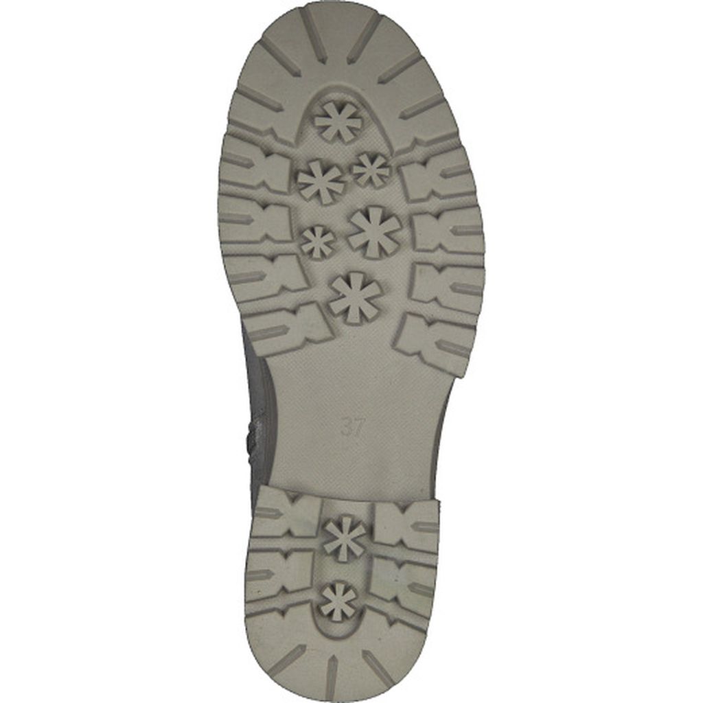 MARCO TOZZI Damen Stiefelette Stretch Plateausohle samtige Optik 2-25419-29, Größe:37 EU, Farbe:Grau