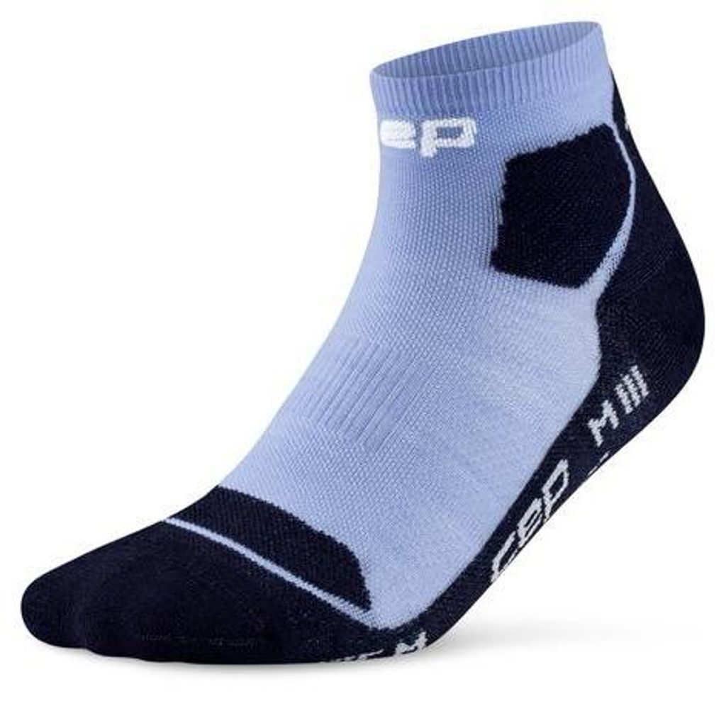 cep CEP Damen Light Cushion Low Cut Wandersocken light blue/dark blue II