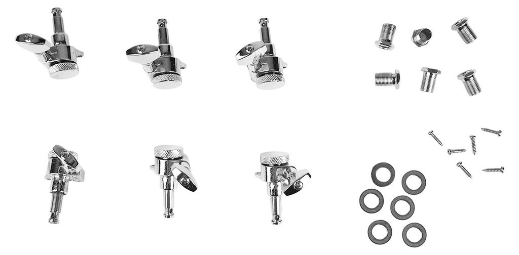 Arretierbarer Stimmwirbel für kleine Saiteninstrumente, geeignet für E-Gitarren, 6R, mit Arretierung, GC401P