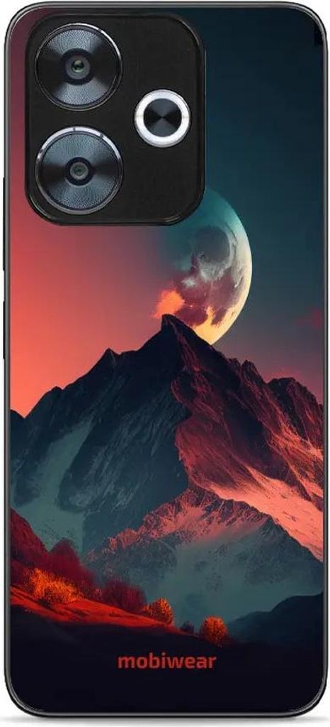 Handyhülle für Xiaomi Redmi 13 4G, Mobiwear Glossy Case, Gebirgsdämmerung