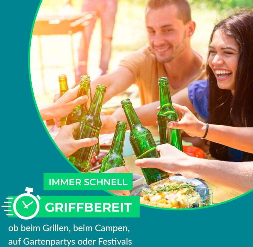 EASYmaxx Flaschenkühler Outdoor Erdloch- Bierkühler Camping Produktbild 17