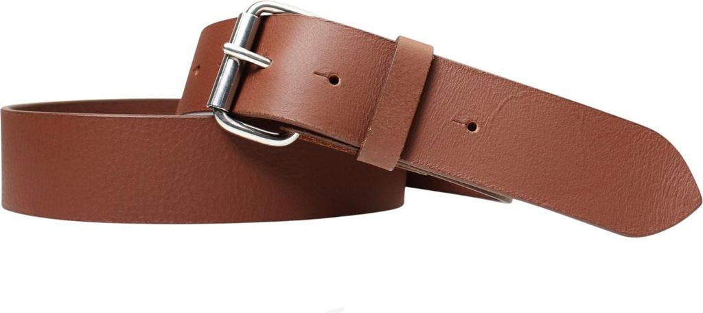 FRONHOFER Heavy Duty Gürtel mit Edelstahl Rollschnalle, Büffelleder, 4cm