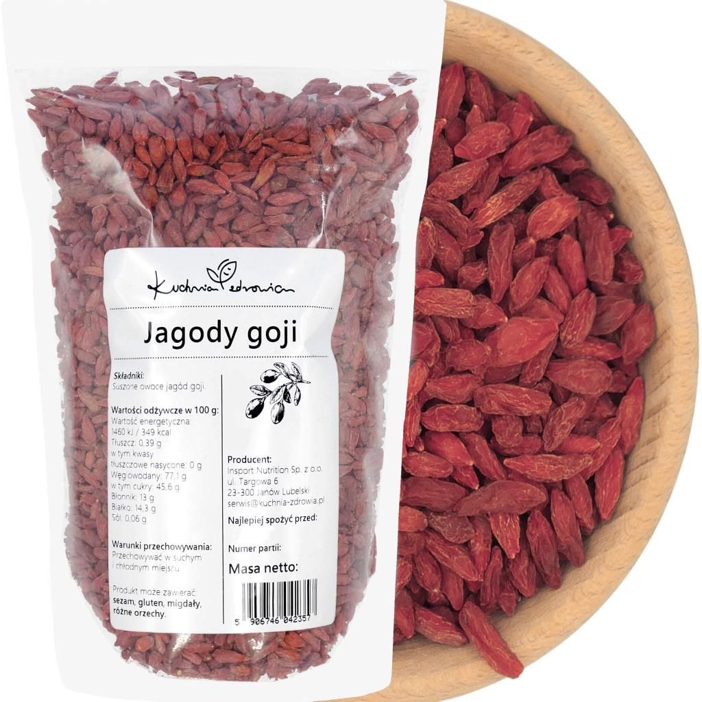 Goji Beeren 1 kg Getrocknete Trockenfrüchte Ballaststoffe Produktbild 