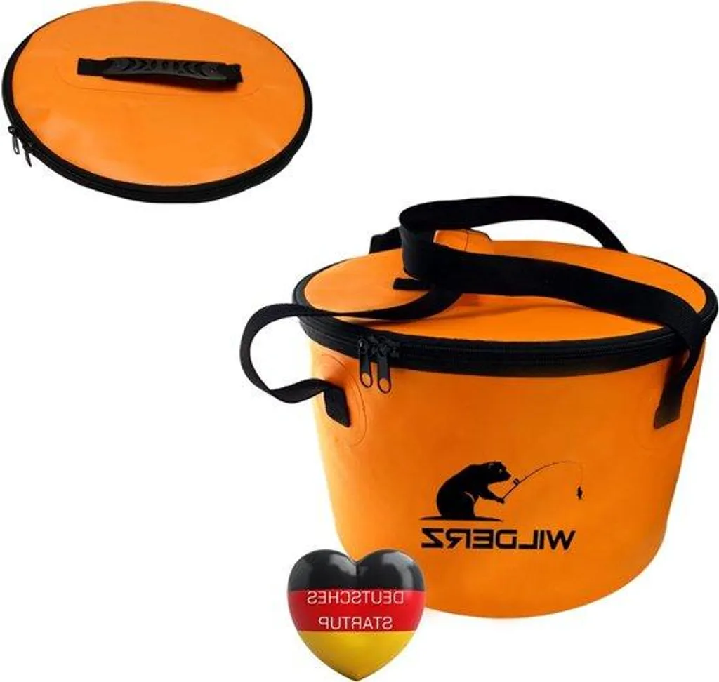 Seau pliable étanche de 15 litres pour la pêche et le jardinage extérieur