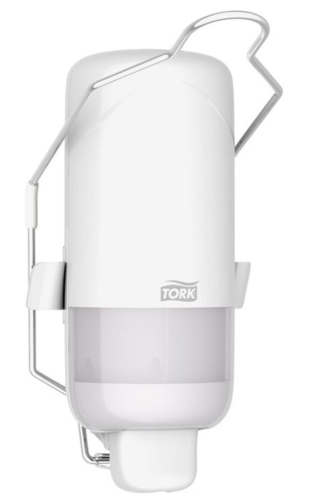 TORK Armhebel-Seifenspender für Flüssigseife weiß