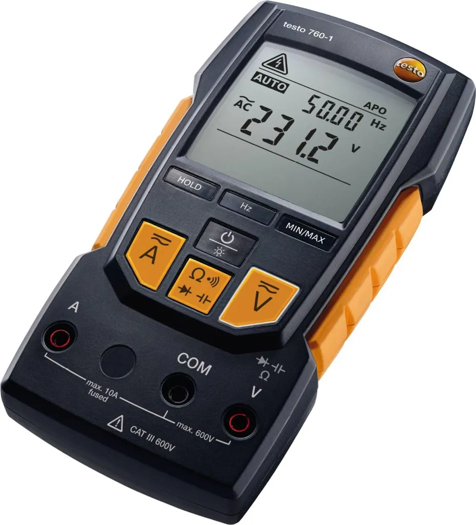 Testo 760-1 Multimètre TRMS 600V avec Reconnaissance de Paramètres - 3