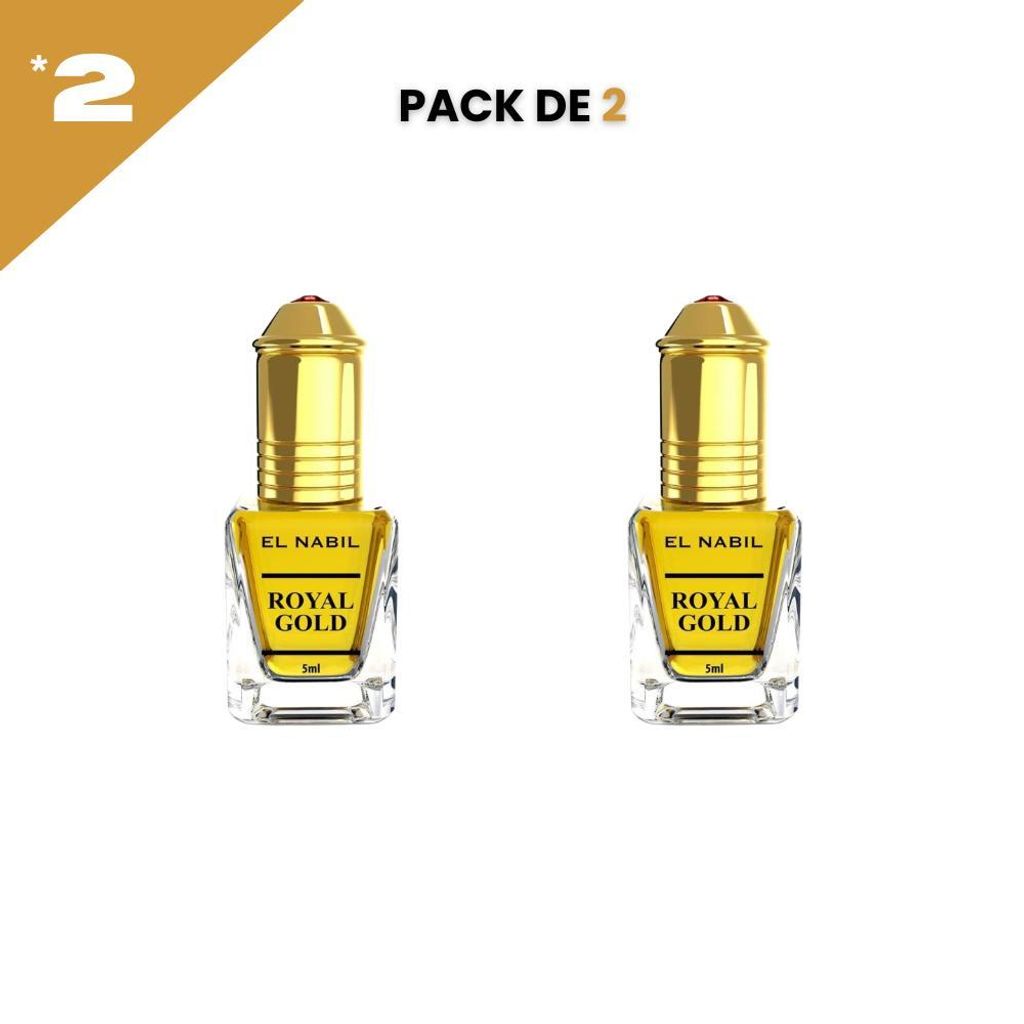 el Nabil Royal Gold Parfum Concentré Sans Alcool 2*5ml