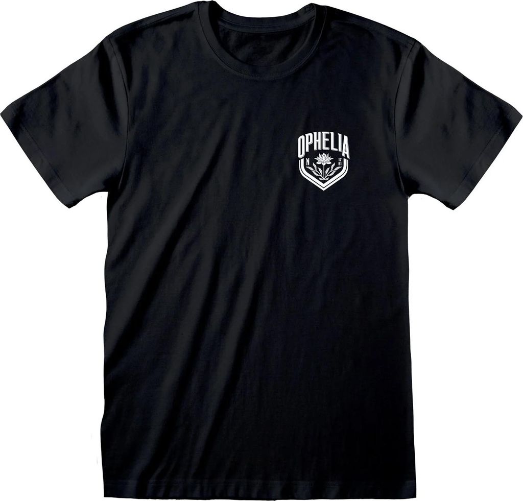Wednesday - "Ophelia" T-Shirt für Herren/Damen Uni HE3955 (S) (Schwarz)