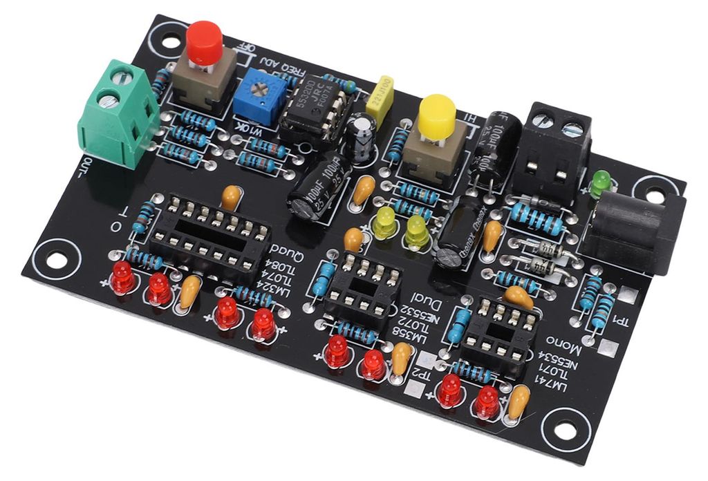 Prüfmodul für Operationsverstärker – OP-AMP-Tester – Hoch- und Niedriggeschwindigkeits-Differenzverstärker für Ein-Chip-, Zwei- und Vierka...
