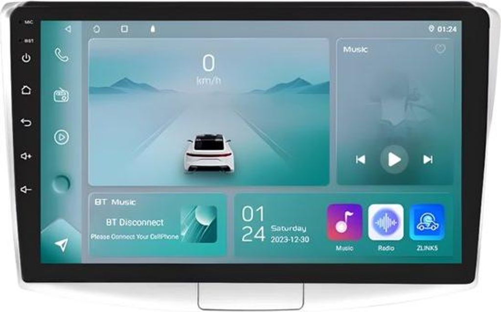 Autoradio mit Bluetooth und CarPlay für Volkswagen Passat B6/B7 & CC (2010–2015) – Kompatibel mit Apple und Android – Stereoanlage – Navig...