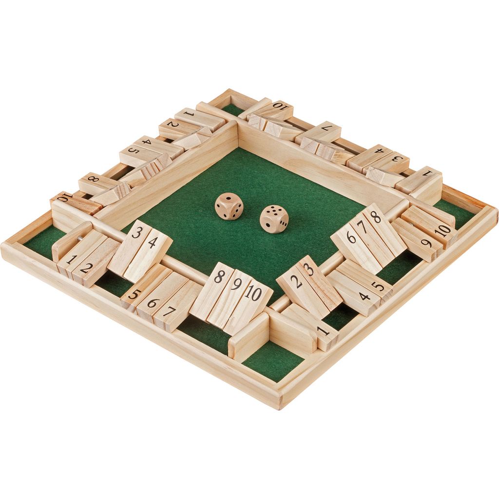 Philos Shut the Box 10, für 1–4 Spieler