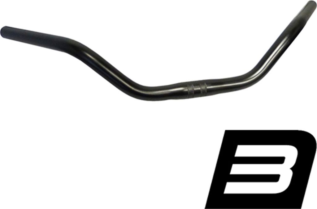Ergotec Bügel CRUISER, 52°, Ø = 25,4mm, Stahl, schwarz, SL Produktbild 