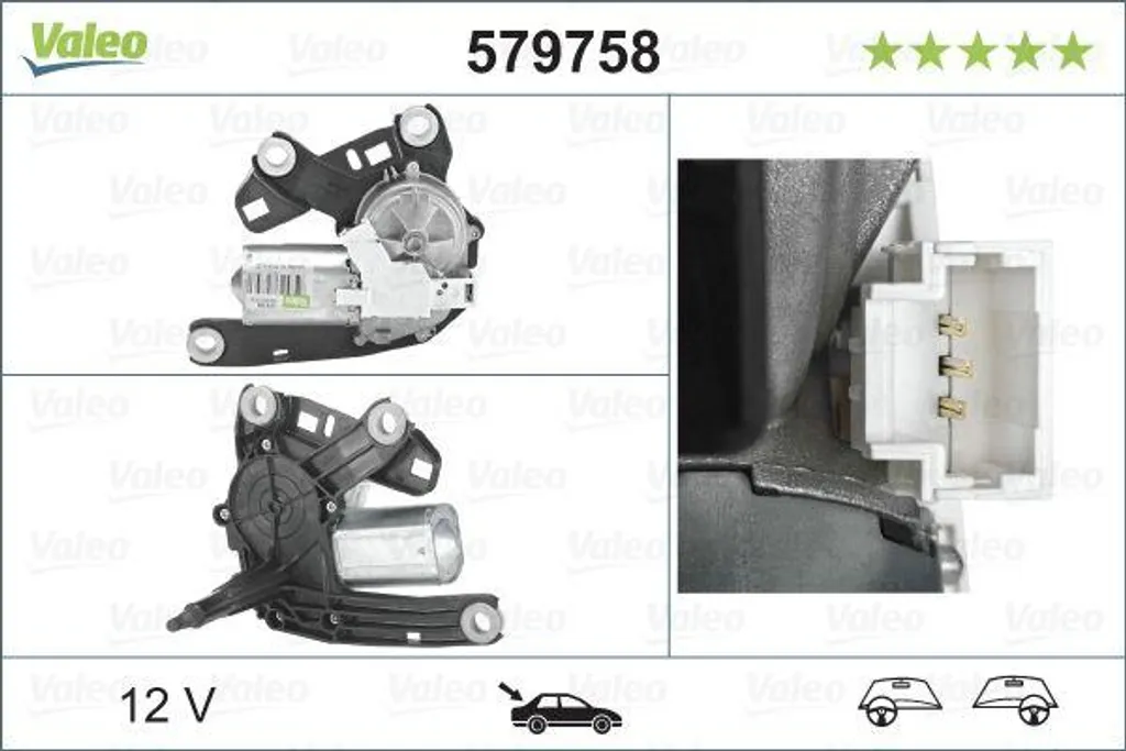 Réparer l'essuyage avant Berlingo avec le moteur Valeo 579758 6405LR