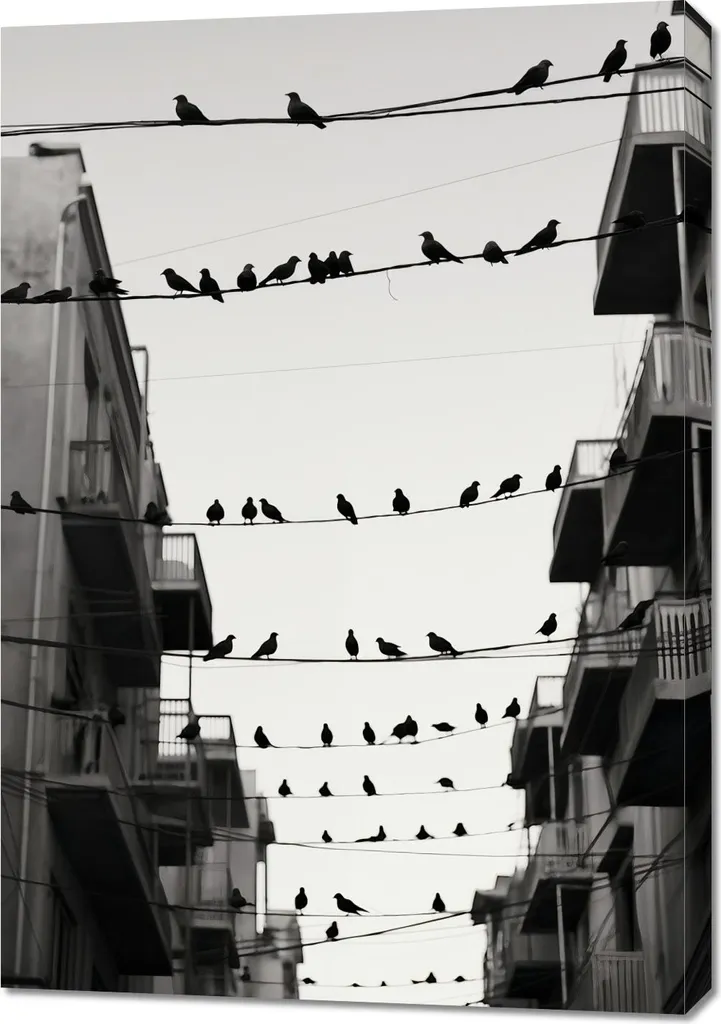 Quadro Moderno Urbano 70x100 cm - Stampa su Tela Canvas Design