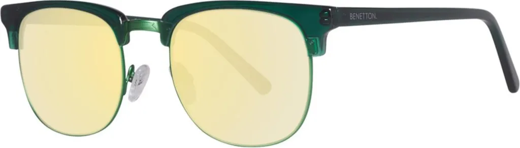 Benetton BE997S04 Occhiali Sole Unisex Verde Acetato 51/21/145
