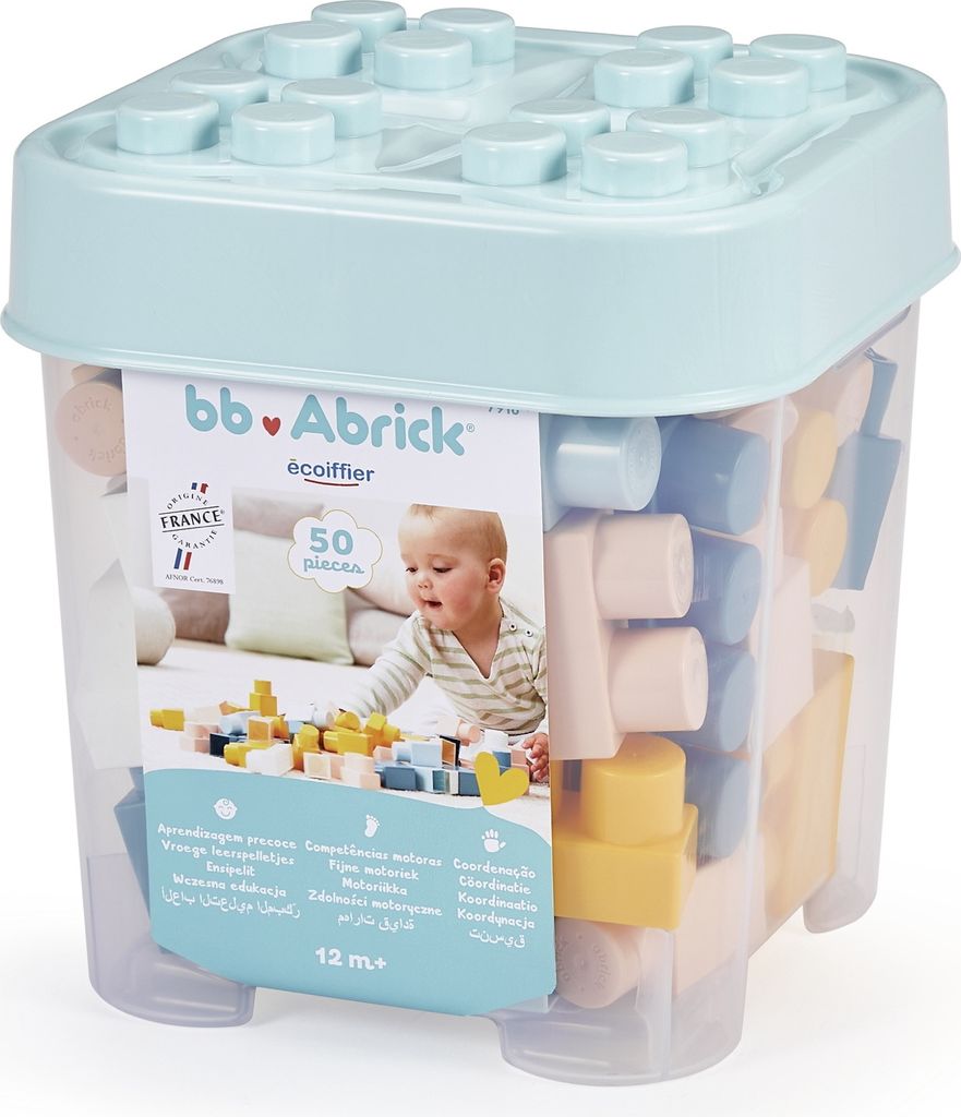 Ecoiffier - 50 sztuk, 7916, pastelowy Zdjęcie produktu 
