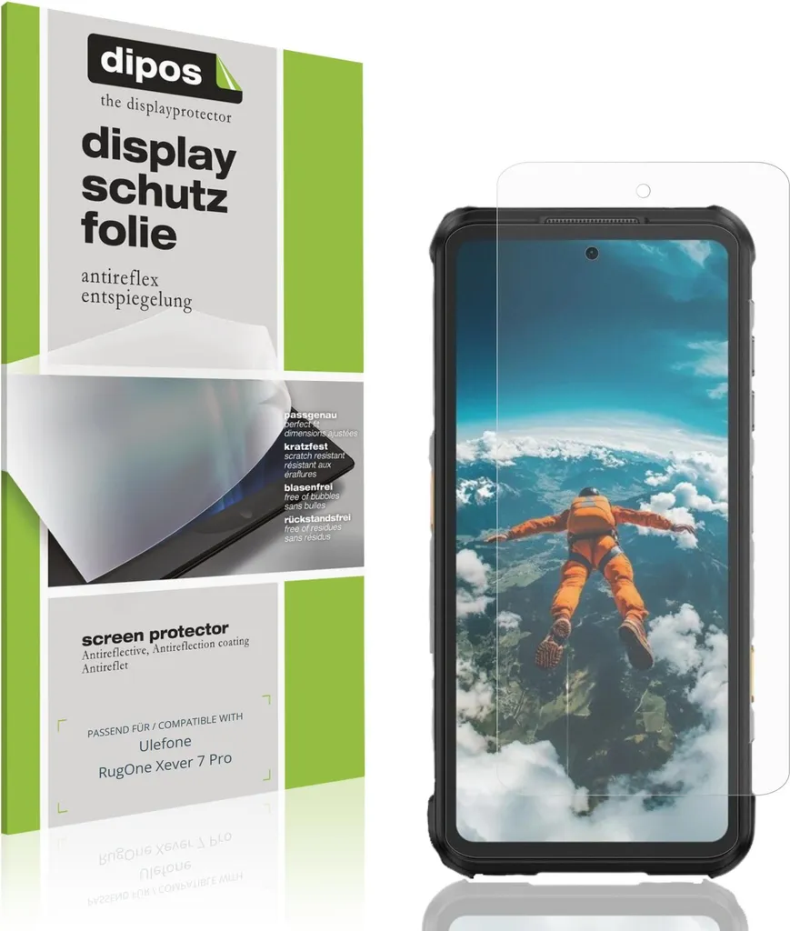 Protezione Antiriflesso Ulefone Armor X7 Pro - 4x Pellicola dipos Opaca