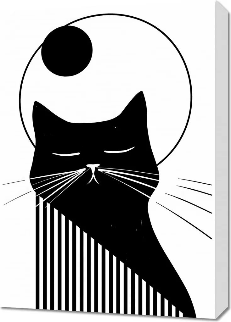 Image Vibrations nocturnes 50x70 cm - Habiller un mur vide avec style