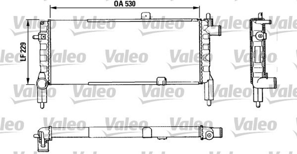 VALEO Kühler, Motorkühlung 883920