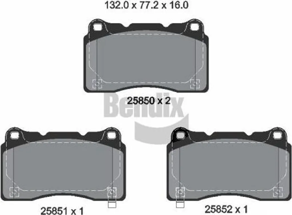 Plaquettes BENDIX BPD2315 OE 45022TGHA01 : Endurance et Sécurité