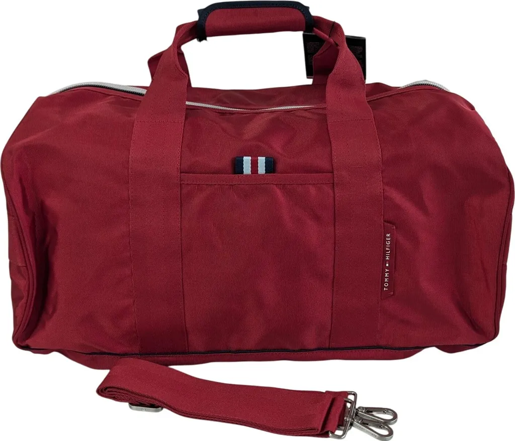 Borsa Tommy Hilfiger Newport Duffle - Borsone Sportivo Rosso Iconico