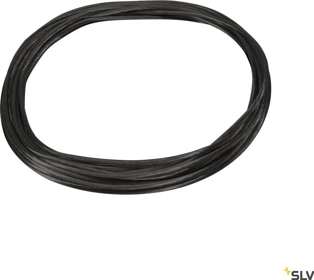 Câble TENSEO 4mm² Noir 10m Haute Performance SLV 1002602 Résistant