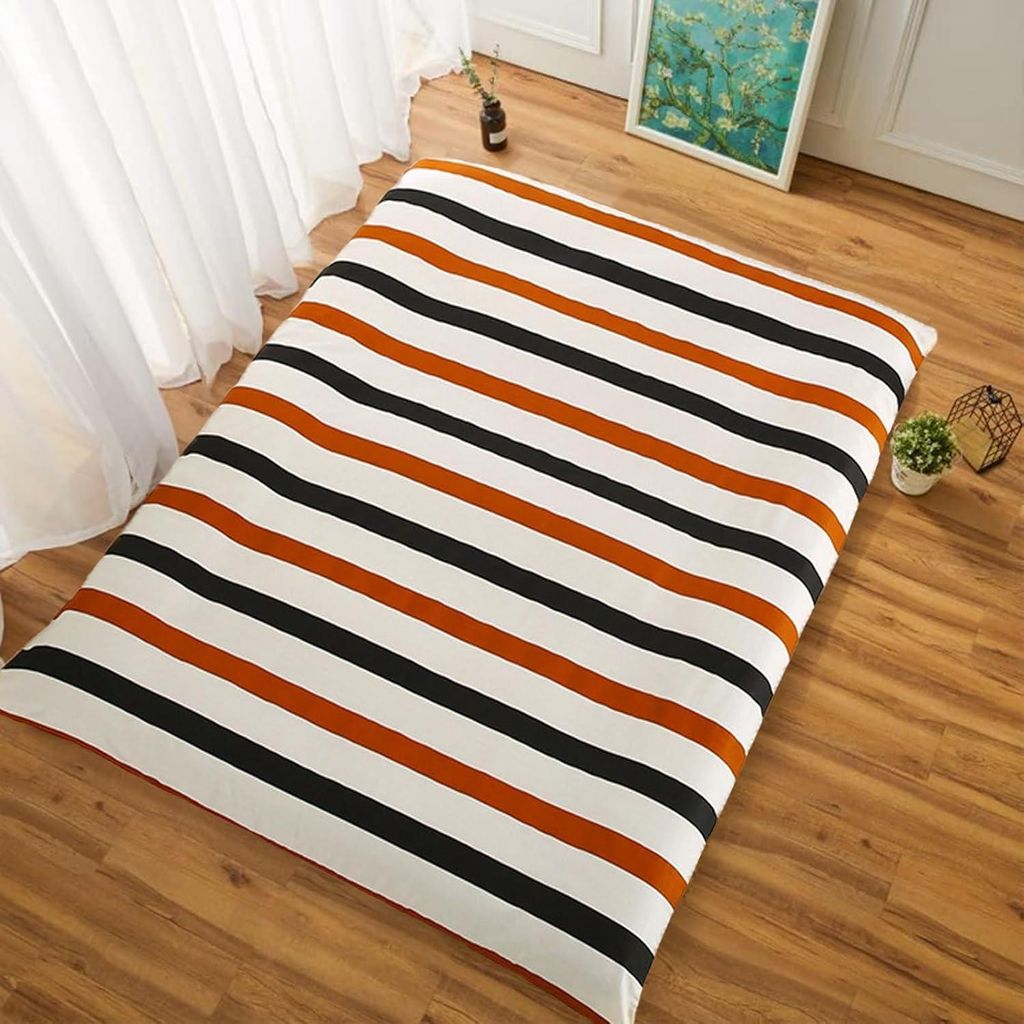 Japanischer Futonbezug – Baumwolle mit Reißverschluss – mehrfarbig (150×200 cm)