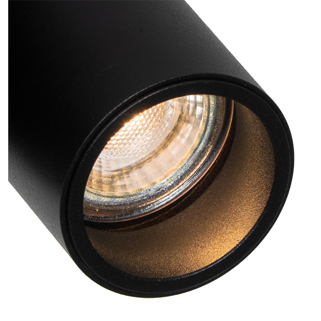 Qazqa Aufbau-Spot Weiß GU10 - Moderner Deckenstrahler 12cm Dimmbar