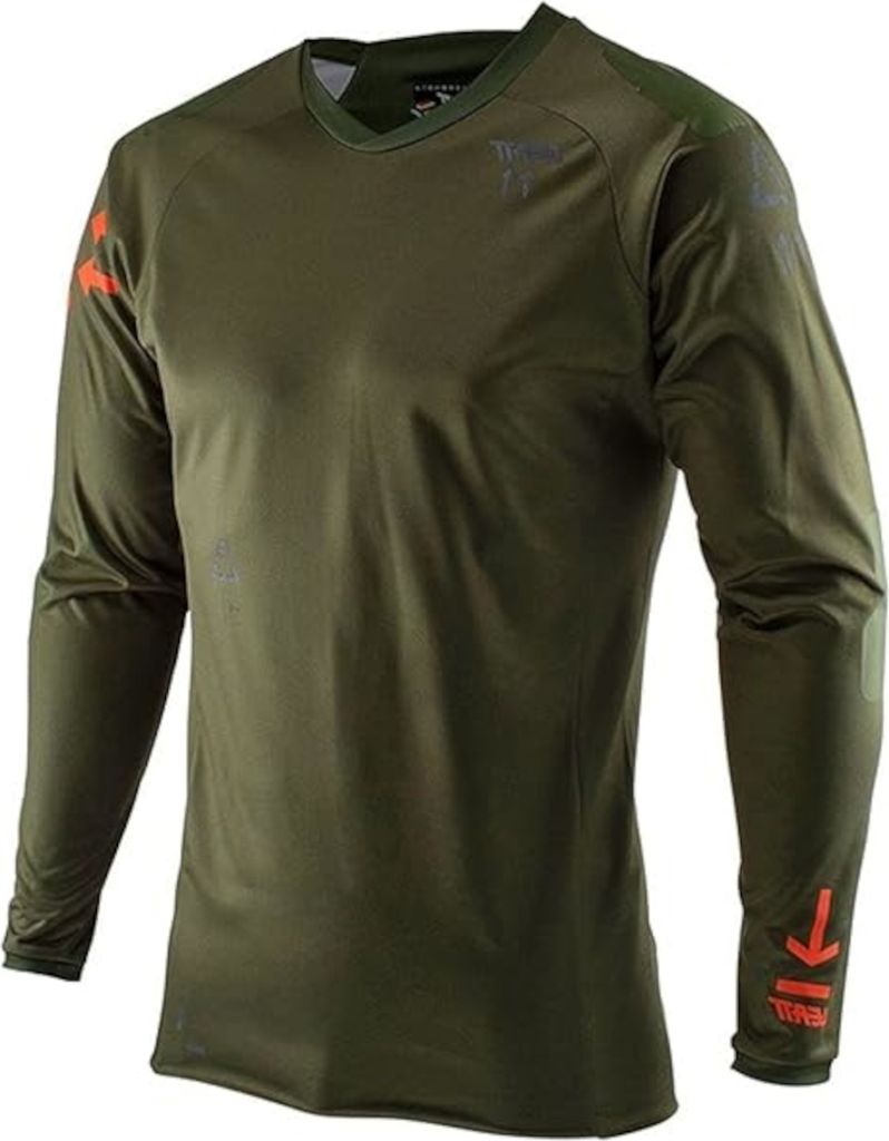 Leatt Herren Jersey Langarm DBX 5.0 All Mountain , Forstgrün, XS