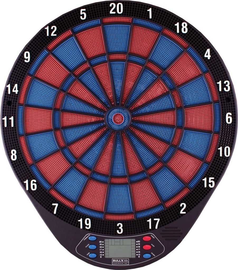 Elektronische Dartscheibe, mit Dartpfeilen, Batterie betrieben, Soundeffekt, 21 Spielmodi, 65 Variationen
