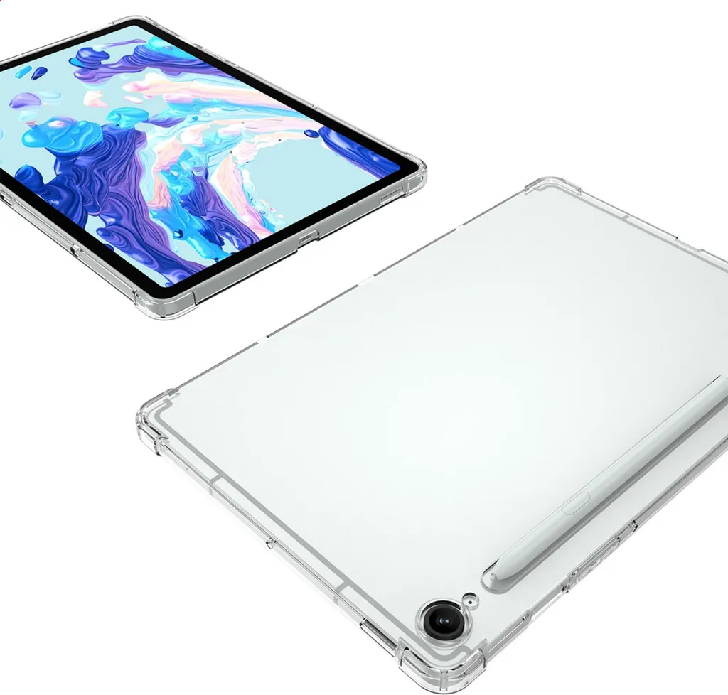 imoshion Custodia protettiva Samsung Galaxy Tab S9 FE, Samsung Galaxy Tab S10 FE Custodia Anti Shock Back Cover Custodia per telefono cellulare per Samsung Galaxy Tab S9 FE, Samsung Galaxy Tab S10 FE - Trasparente - 5