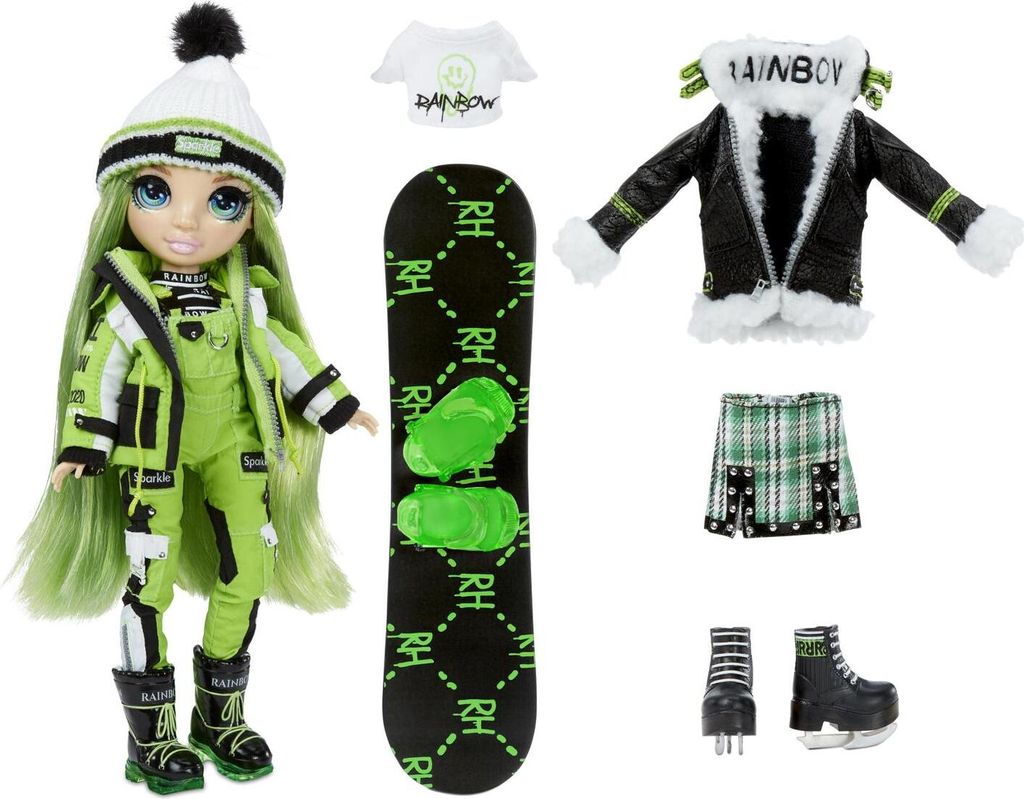 Rainbow High Winter Break Fashion Doll- Jade Hunter (Green), Modepuppe, Weiblich, 6 Jahr(e), Mädchen, Mehrfarbig