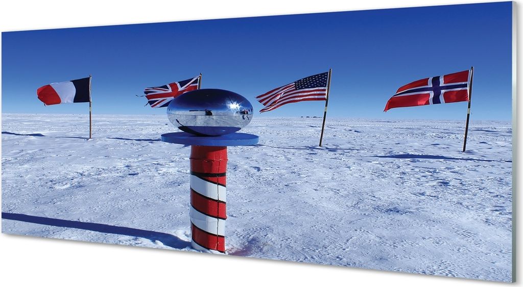 Glasbilder 125x50 Wandkunst Flagge von Brasilien