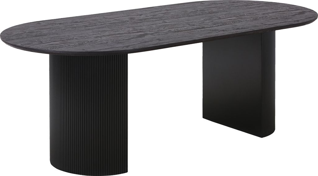 Esstisch >Boavista< in Mørkebrun, Wengeoptik - 100x75x210cm (BxHxT)
