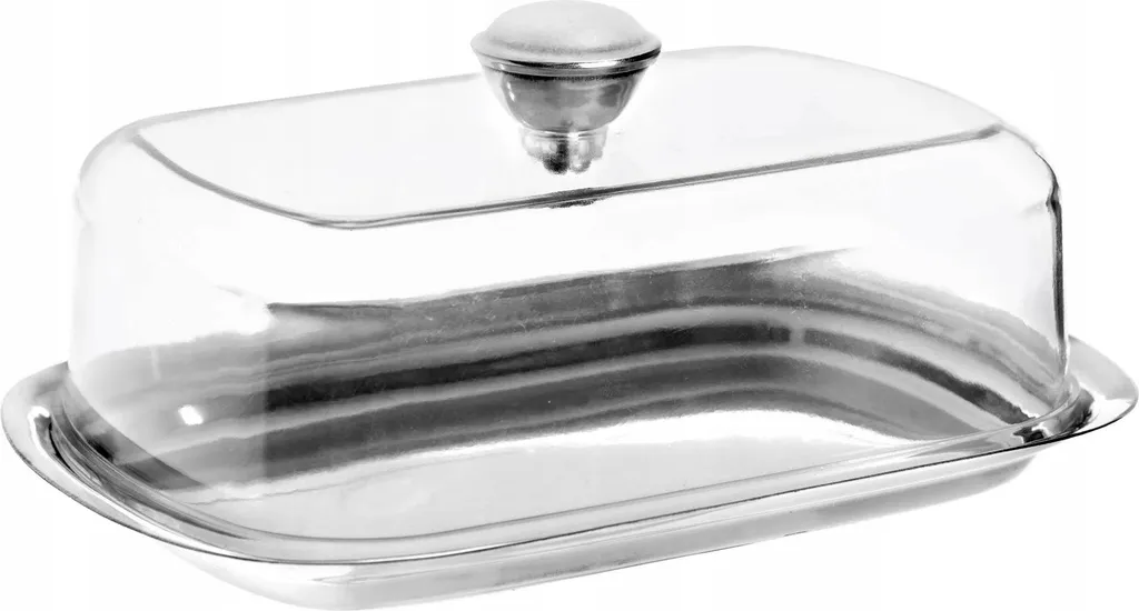 Portaburro FCM Acciaio Inox 18/10 - Design Moderno con Base e Coperchio