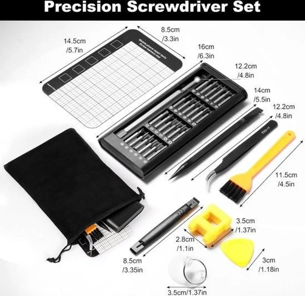 Jeu de tournevis de précision 9 embouts Torx T5 T6 T8 T9 T10 complet - 3