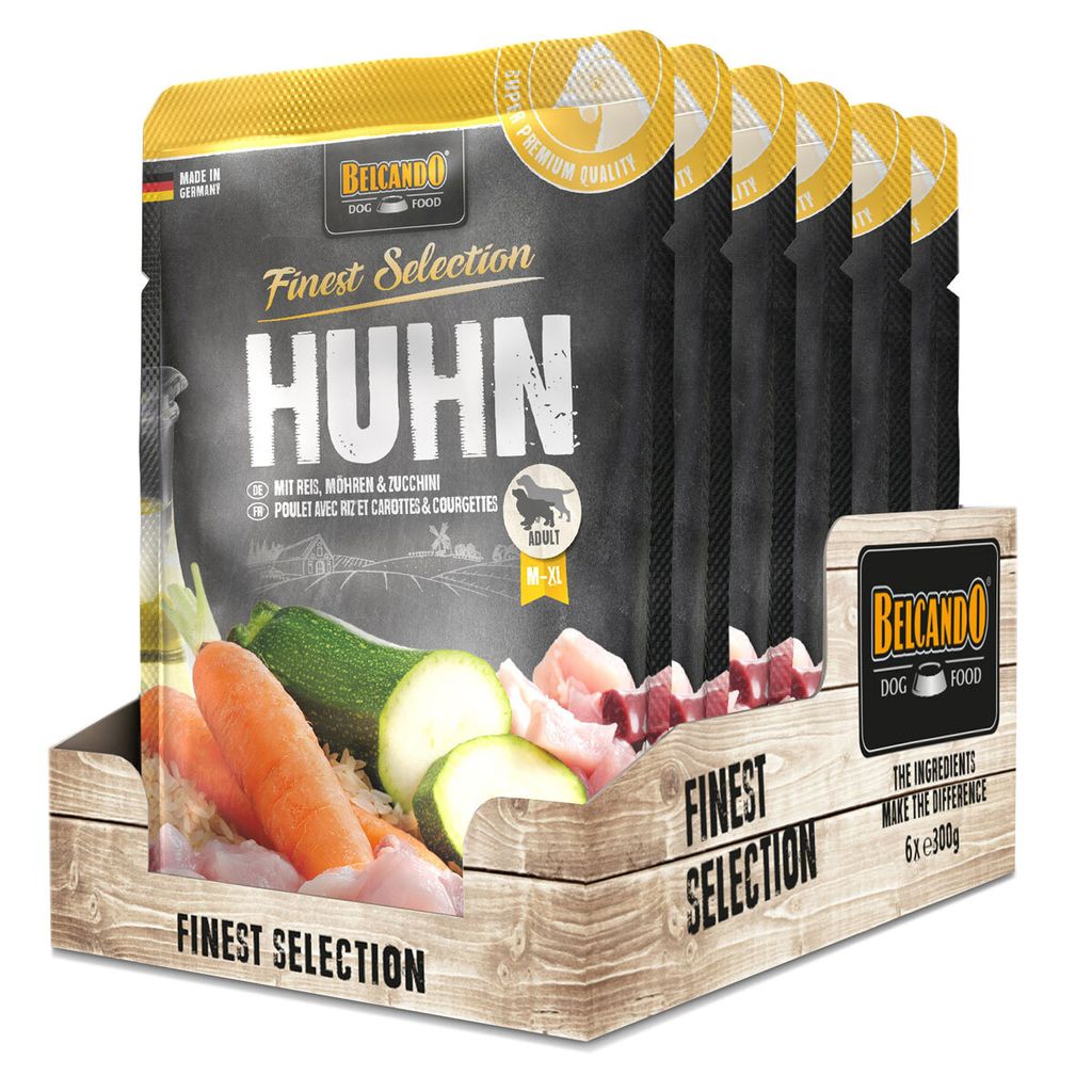 BELCANDO Huhn mit Reis, Möhren & Zucchini 6x 300g Produktbild 
