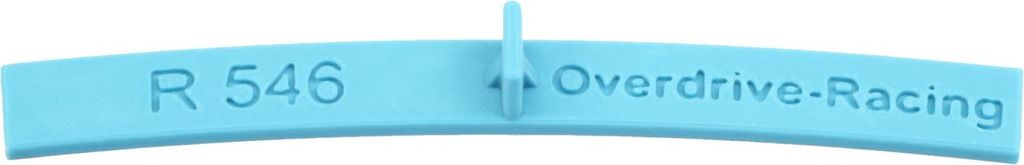 Spur H0 - Flexgleis Radien Schablone Radius 546mm Gleisschablonen - Spurweite 16,5mm - 1:87