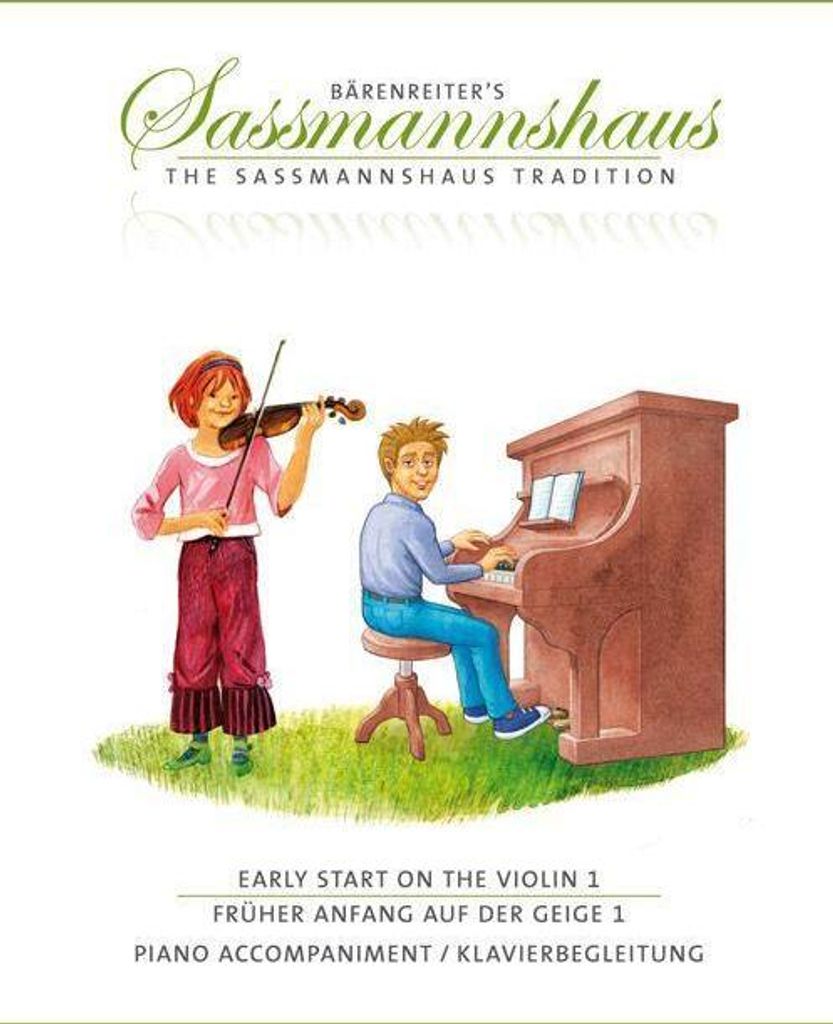 Früher Anfang auf der Geige 1 / Early Start on the Violin 1 -Klavierbegleitung-