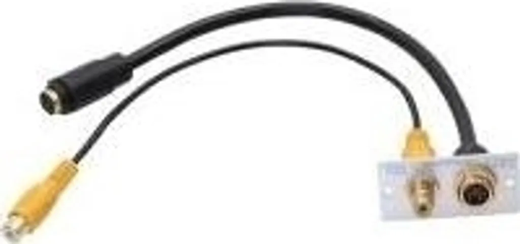 Insert vidéo S-Vidéo Kindermann 7444-505 pour intégration murale 50x50
